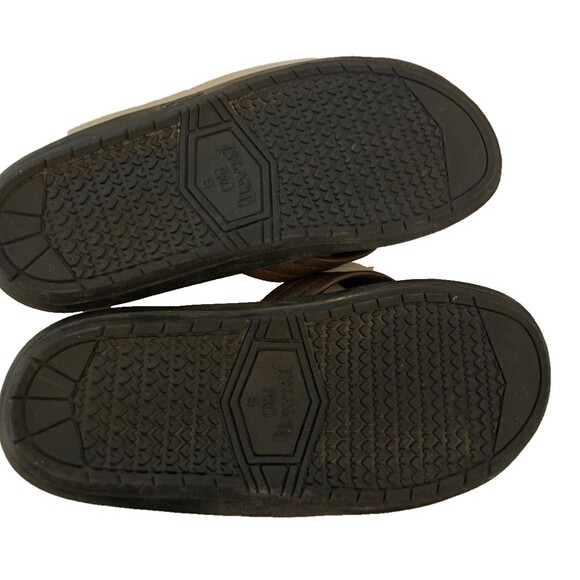 Island Pro Men’s Leather Thong Slides Brown size 9 main image 6